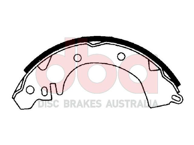 Street Series Brake Shoes [Mitsubishi Cordia/Lancer/Nimbus 203.2mm] - TecDoc Only