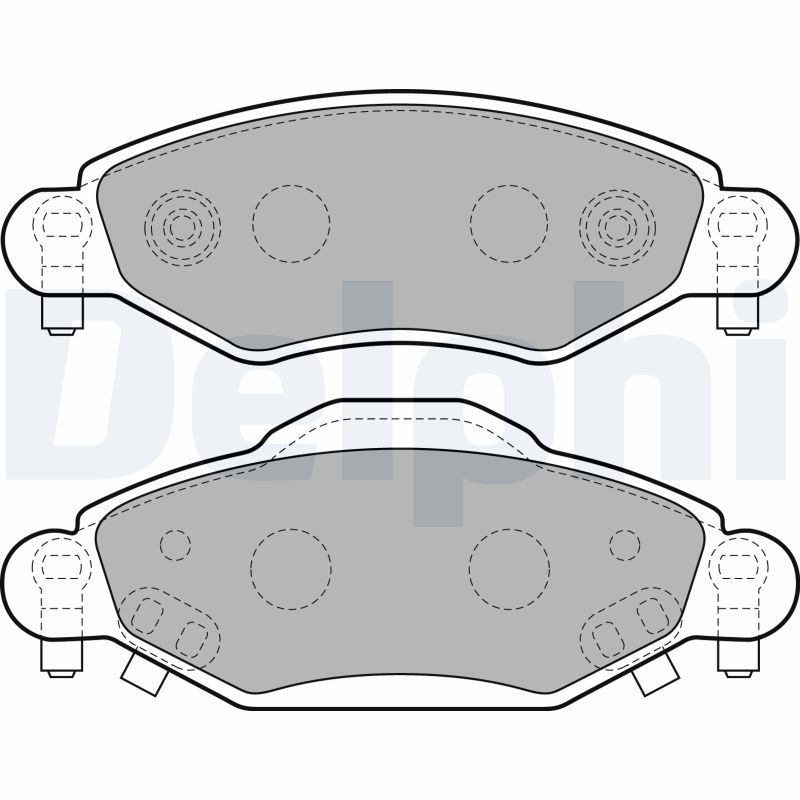 Brake Pad Set, disc brake LP1840