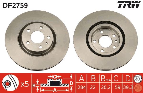 PAIRE DE DISQUES  9900