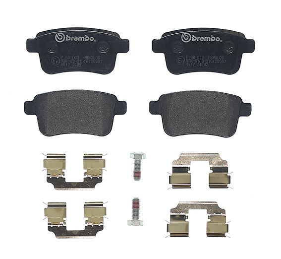 Brembo P 68 043 Bremsbelagsatz, Scheibenbremse