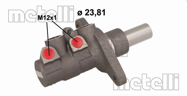 05-1120 METELLI főfékhenger