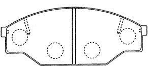 Juego de balatas de freno