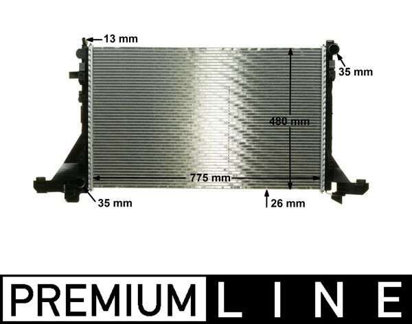 MAHLE CR 1770 000P Radiator, engine cooling