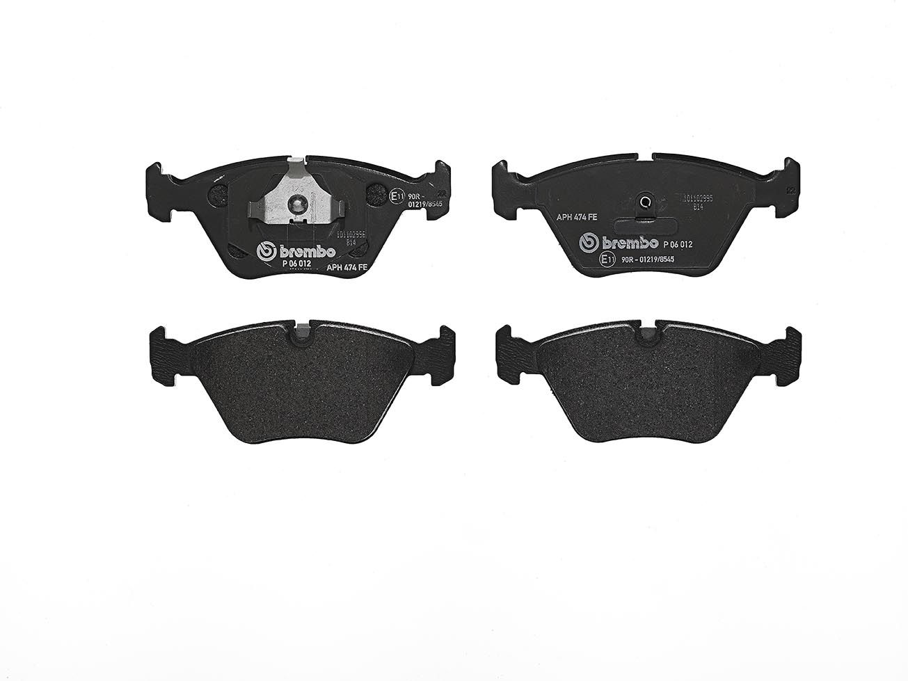 BREMBO P 06 012 - Bremsbelagsatz, Scheibenbremse PRIME LINE