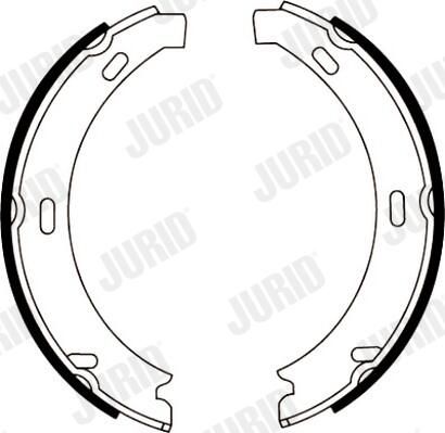 Bremsbackensatz, Feststellbremse