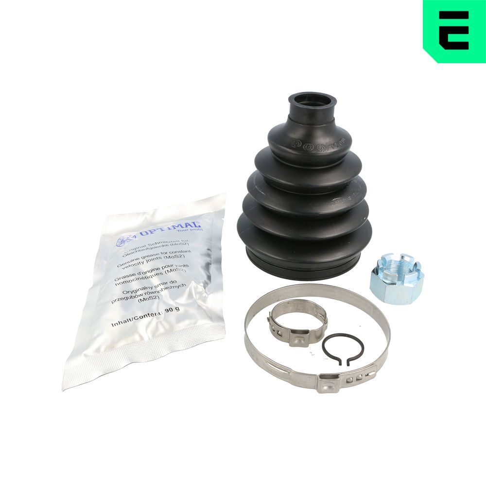 Faltenbalgsatz, Antriebswelle