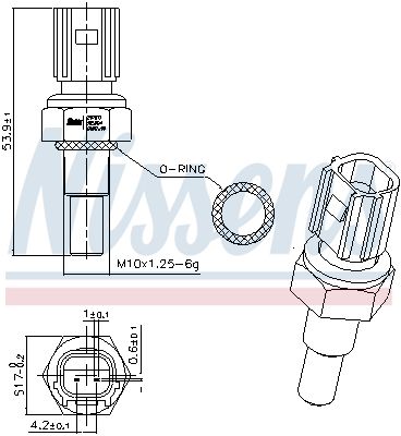 Sensor, K&uuml;hlmitteltemperatur