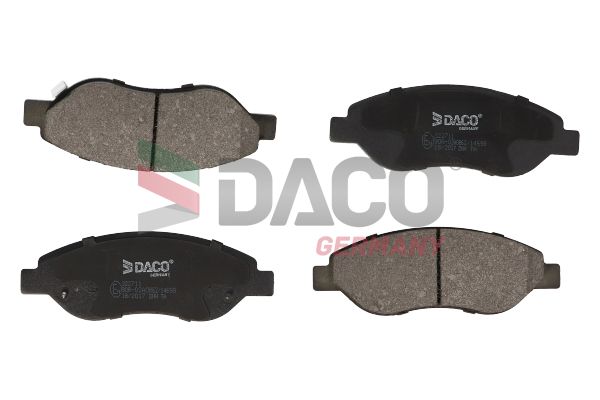 322711 DACO Germany fékbetétkészlet, tárcsafék