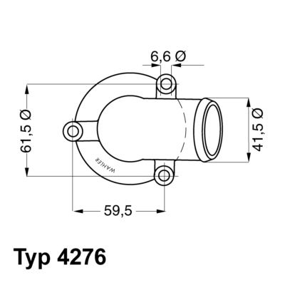 4276.87D WAHLER termosztát, hűtőfolyadék