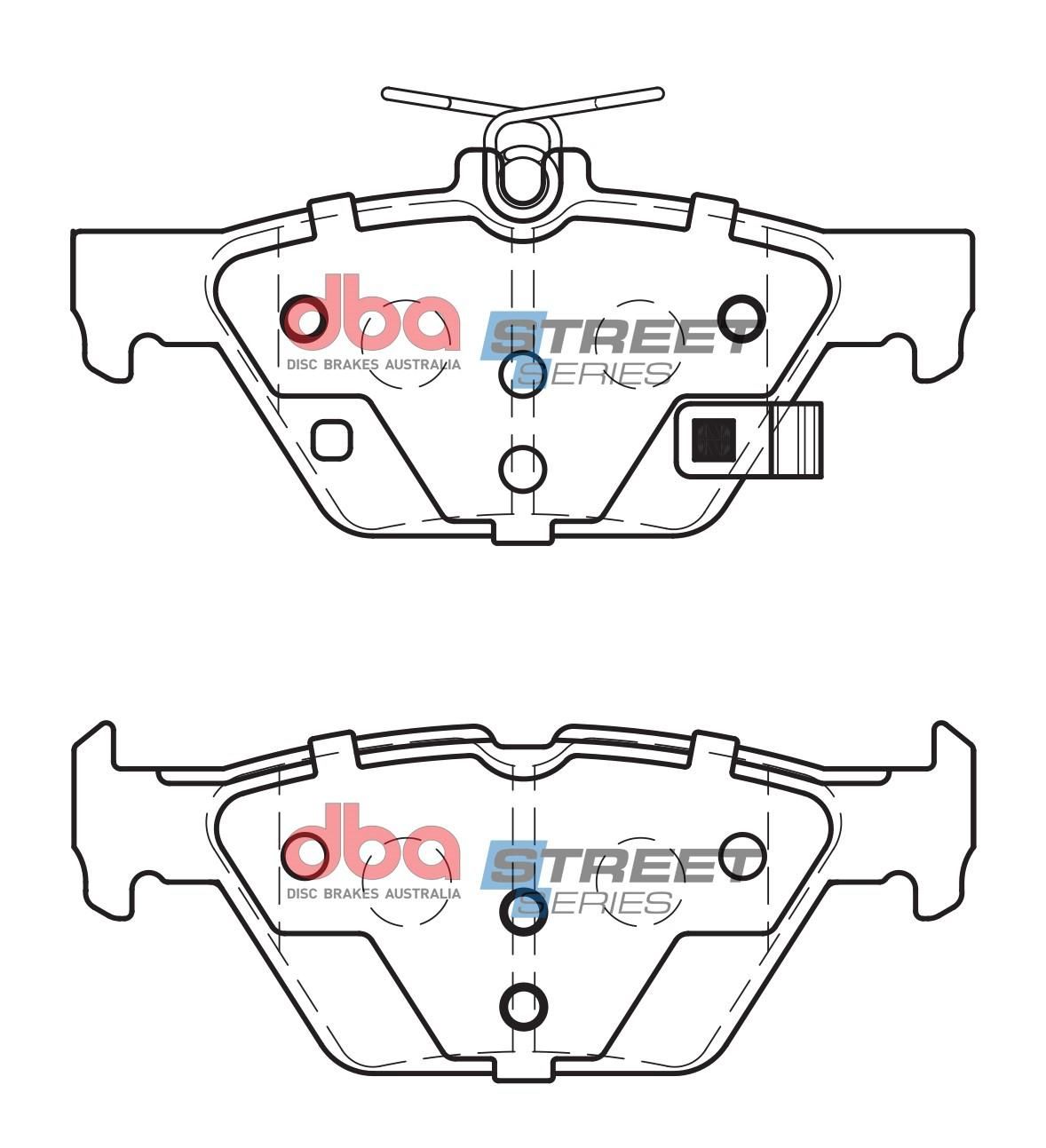 DBA SSEV STREET SERIES BRAKE PADS [ Subaru Forester Hybrid / EX Hybrid 2019 On R ] - TecDoc Only