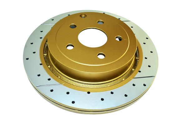 Street Gold Cross-drill/slotted KP [ Commodore VE/VF V8 06-> R ] - TecDoc 1
