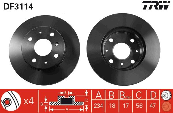 PAIRE DE DISQUES  9900