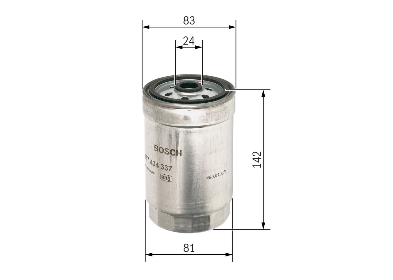 Filtro combustible
