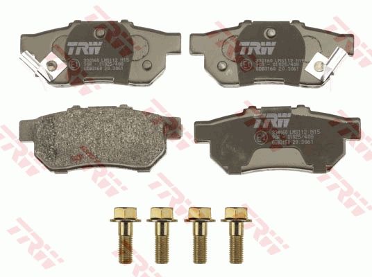 TRW DISC BRAKE PADS - TecDoc 2