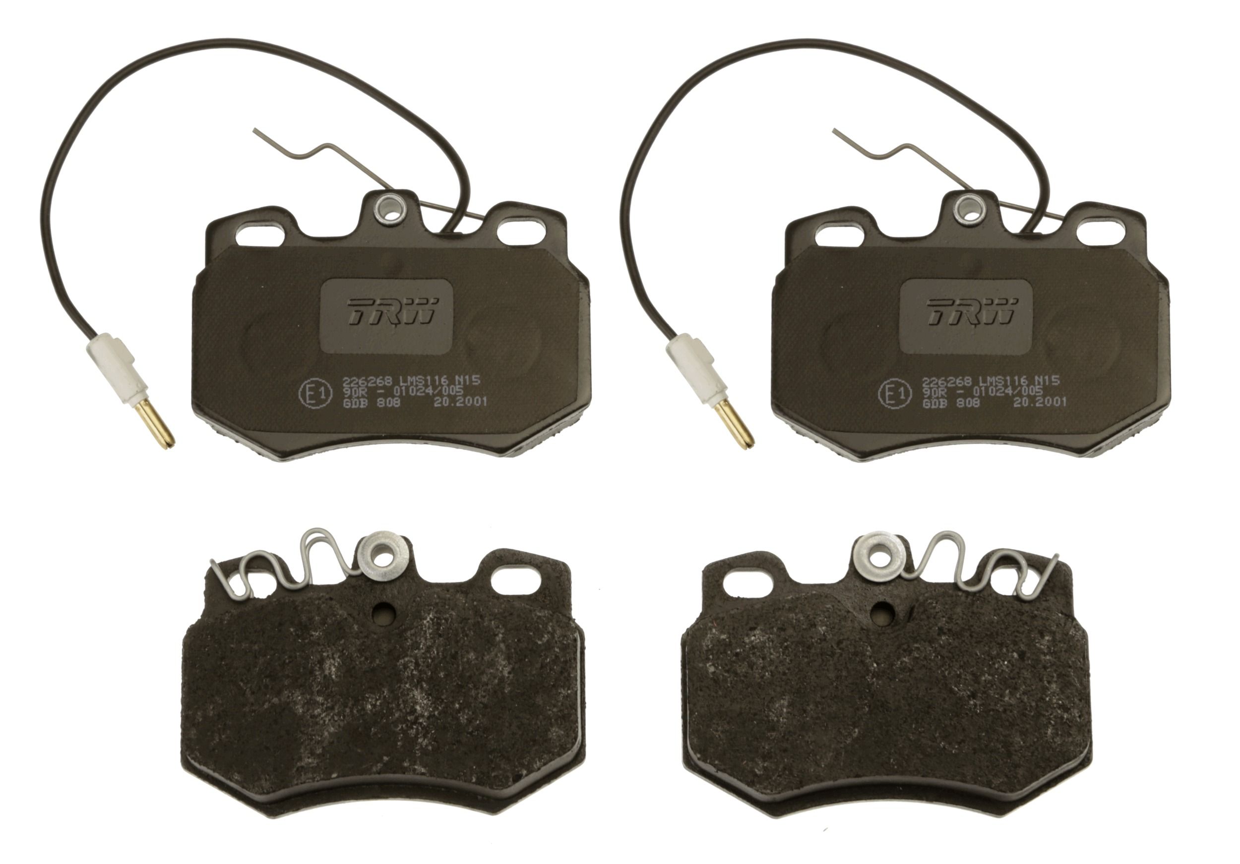 TRW DISC BRAKE PADS - TecDoc 2