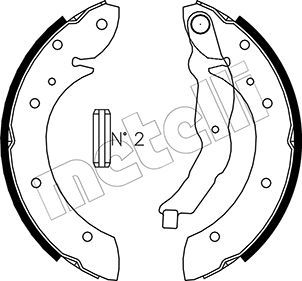 Brake Shoe Set 53-0015