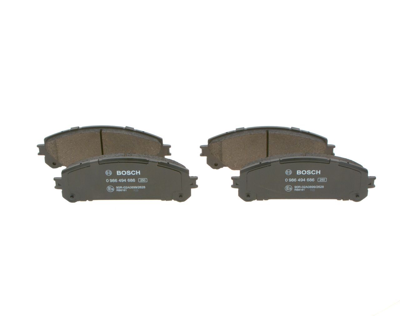 Brake Pad Set, disc brake 0 986 494 686