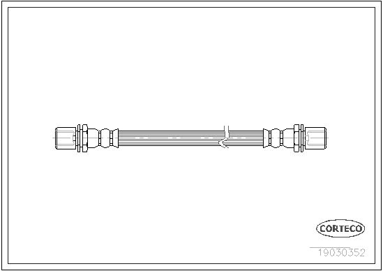 FLEXIBLE DE FREIN DAIHATSU CHARA  0705