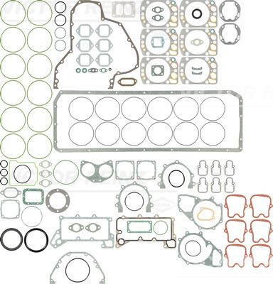 Juego completo de empaques, motor