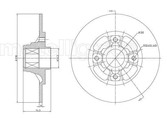 Brake Disc 800-383