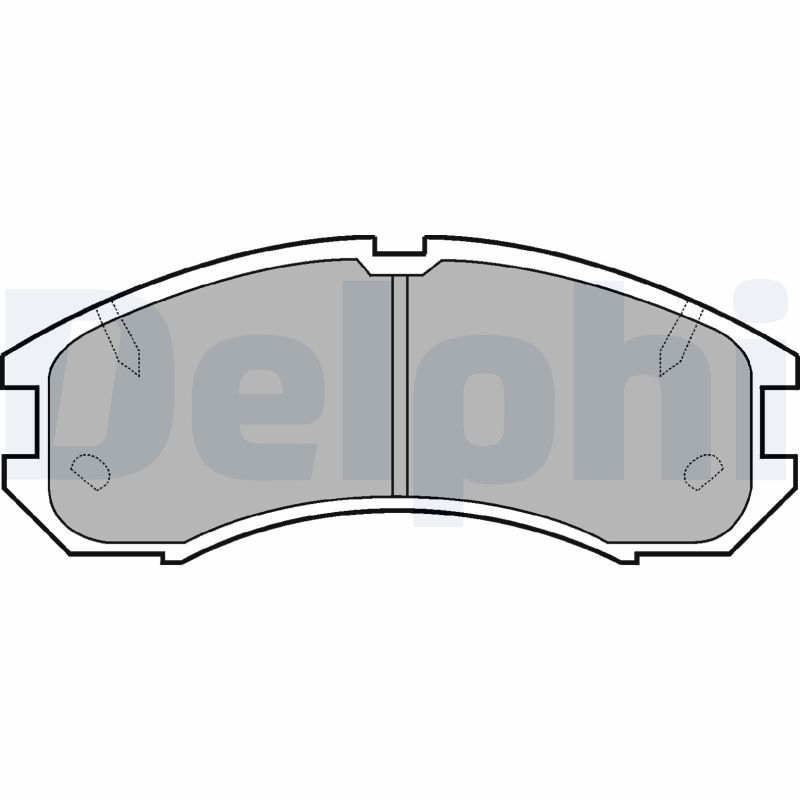 Brake Pad Set, disc brake LP595