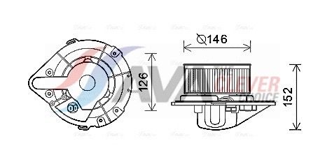 AVA QUALITY COOLING AI8501 - Innenraumgebl&auml;se