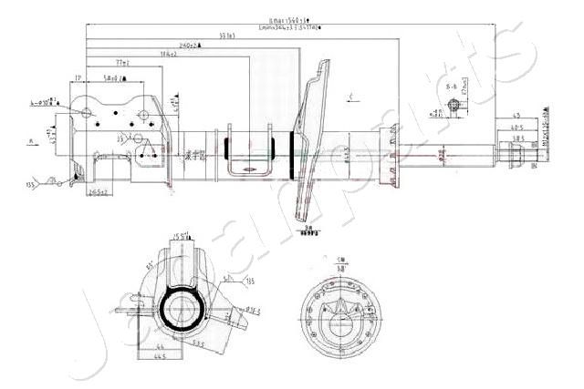 MM-00158 JAPANPARTS lengéscsillapító
