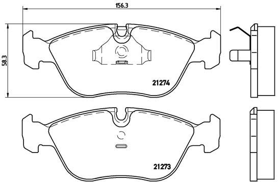 Brake Pad Set, disc brake P 86 013