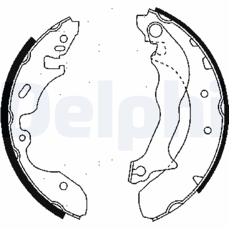 BRP BRS1684 Brake Shoe Set