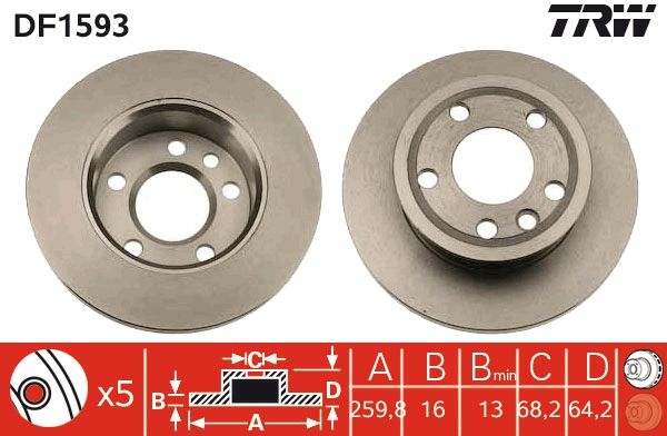 PAIRE DE DISQUES  9900