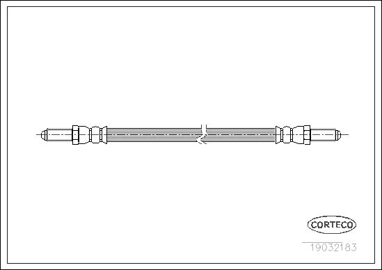 FLEXIBLE DE FREIN SAAB 99  0705