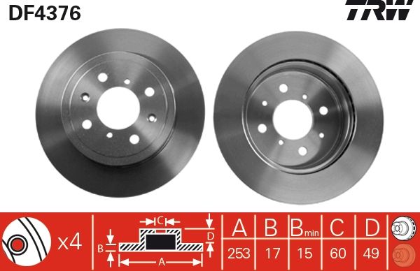 PAIRE DE DISQUES PEINTS  9900