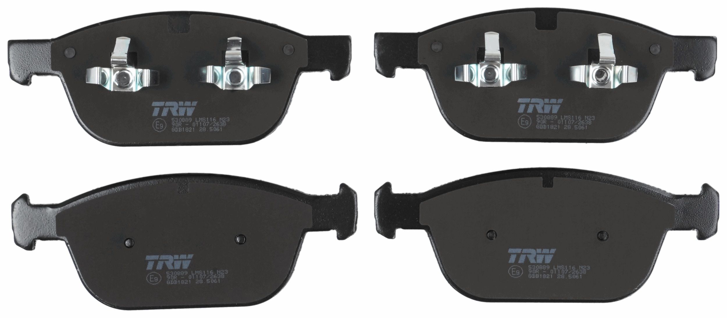 TRW DISC BRAKE PADS - TecDoc 2