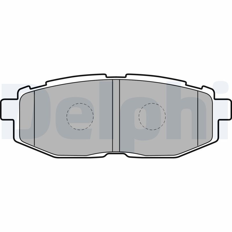 Brake Pad Set, disc brake LP2076