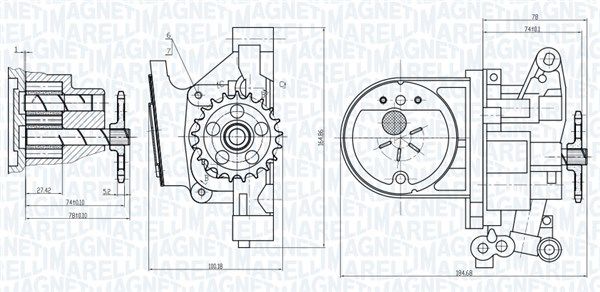 MAGNETI MARELLI 351516000027 Oil Pump