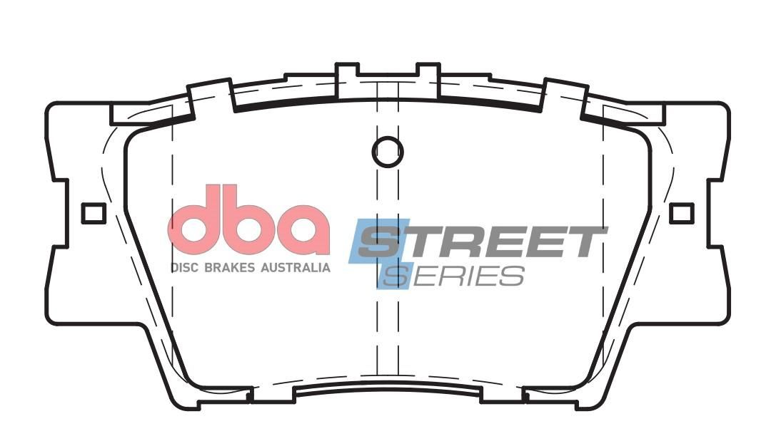 DBA SSEV STREET SERIES BRAKE PADS [ Toyota Corolla Hybrid 2010 On / Lexus Hybrid 2009 On  / Toyota Sai Hybrid / Daihatsu Altis Hybrid 2013 On R ] - TecDoc Only