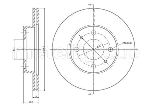 Brake Disc 23-0456