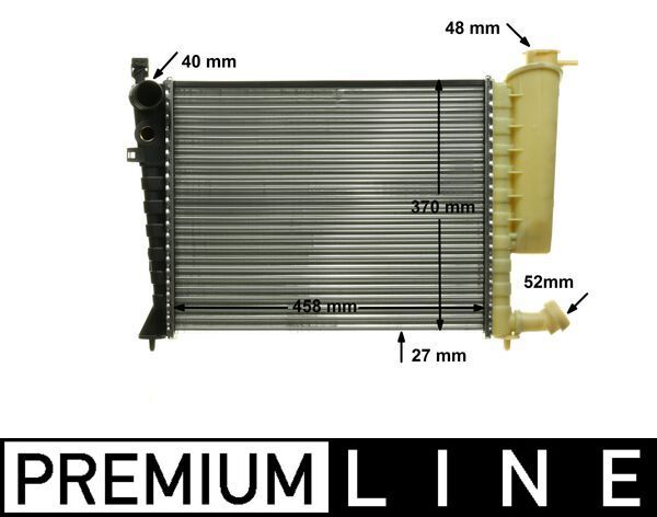 Radiador, refrigeración del motor