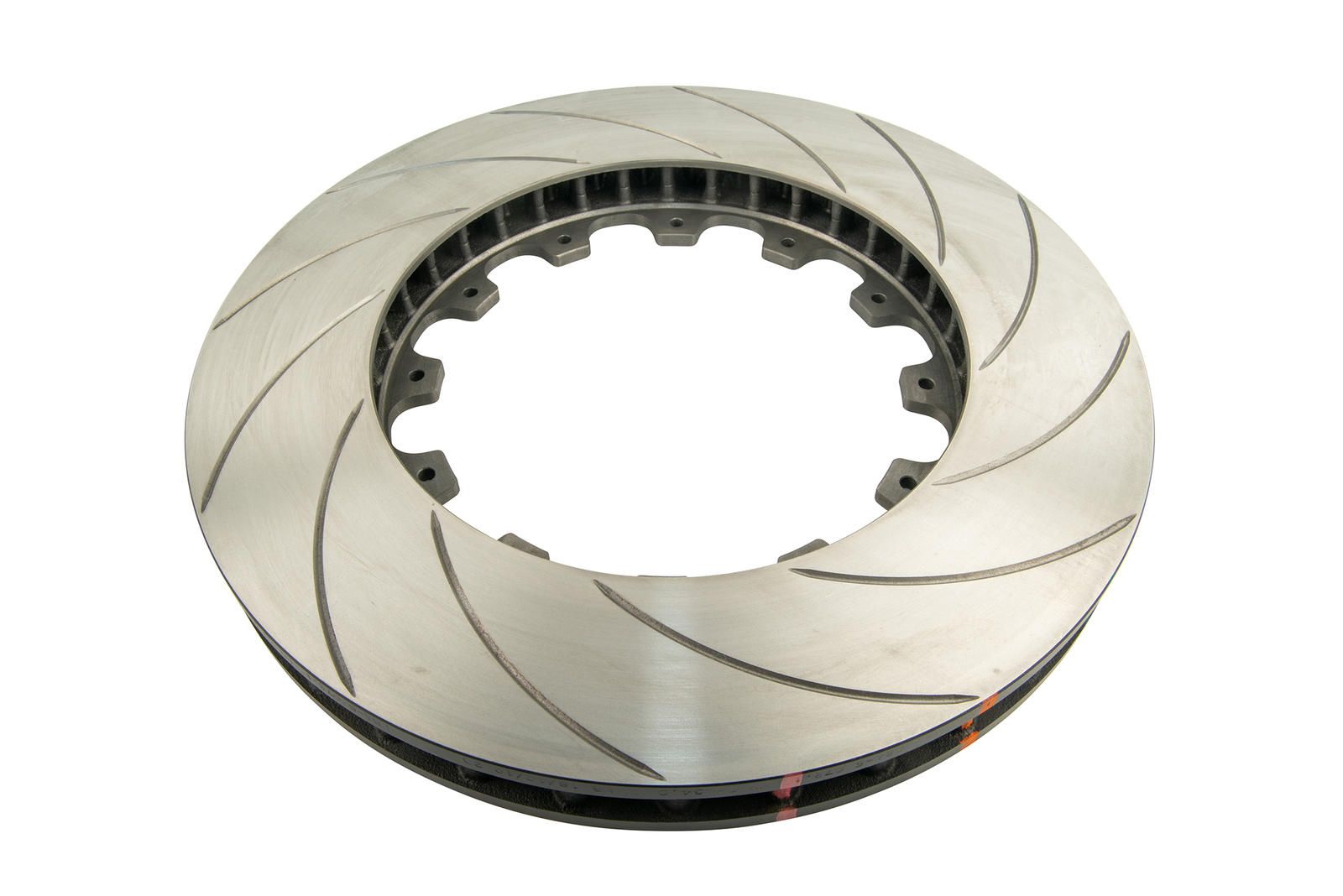 5000 Rotor Curved Slot Left - 378mm x 36mm KP [ HSV VE W427 Yellow Caliper only Strap Drive Replacement ] NAS Nuts Included - TecDoc 1