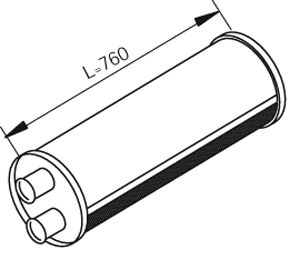 Mittelschalld&auml;mpfer