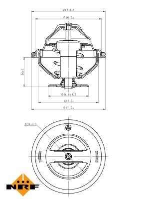 Thermostat, Kühlmittel
