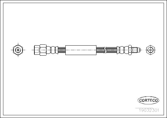 FLEXIBLE DE FREIN FORD TRANSIT  0705