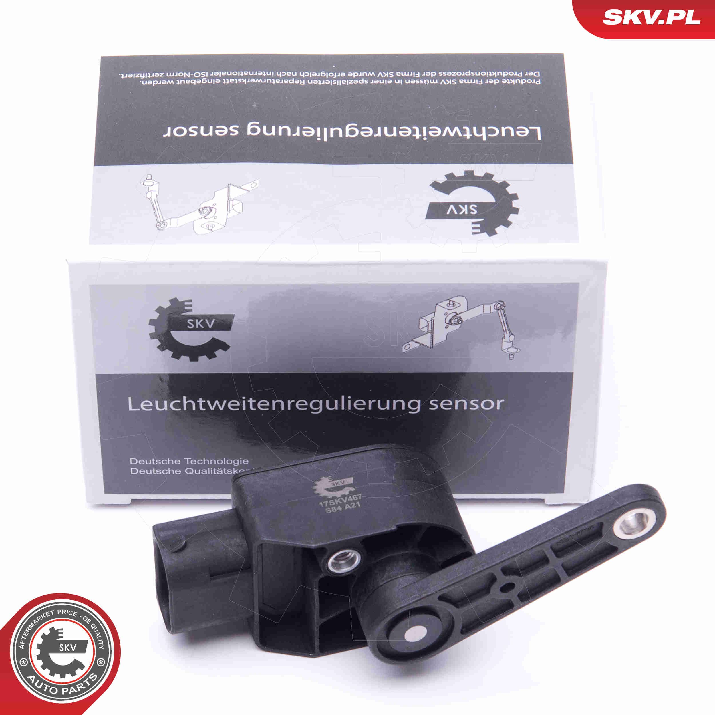 Sensor, Leuchtweitenregulierung