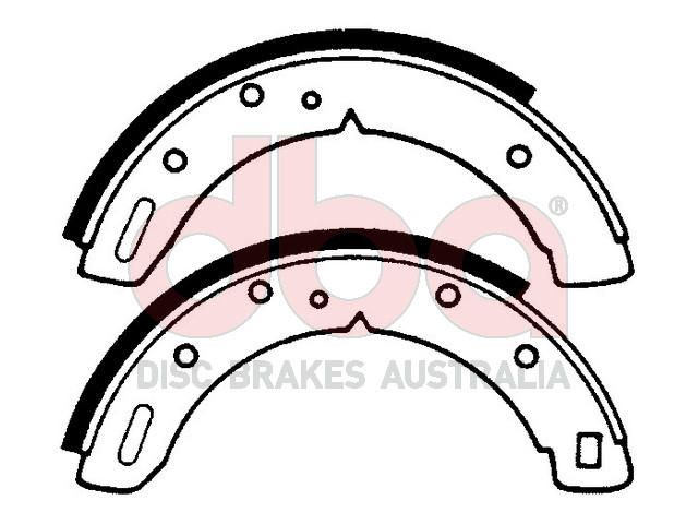 Street Series Brake Shoes [BLMC / Trailer 228.6mm] - TecDoc Only