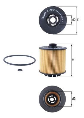 Oil Filter OX 1312D