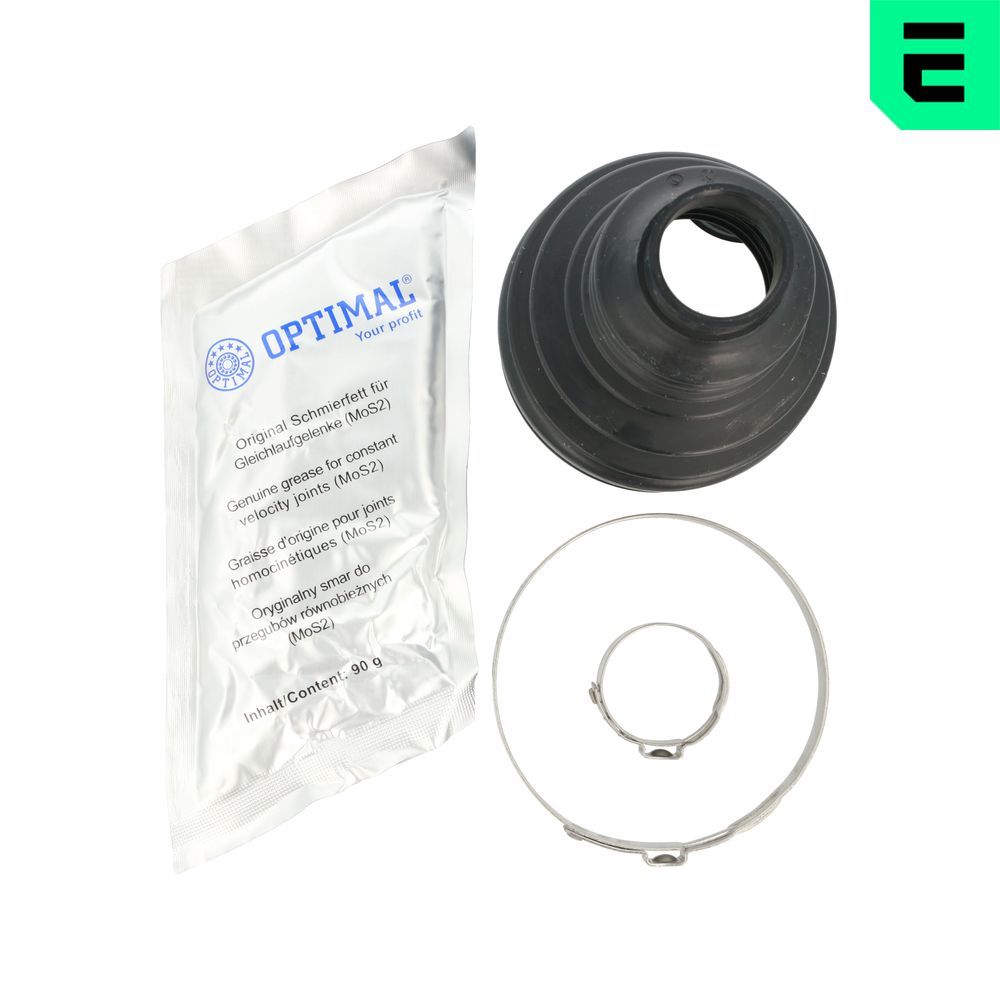 Faltenbalgsatz, Antriebswelle