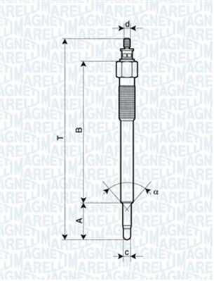 062900075304 MAGNETI MARELLI izzítógyertya