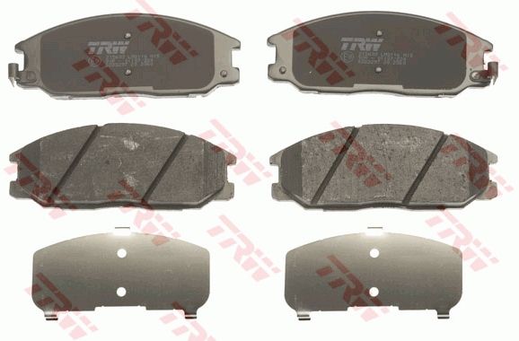 TRW DISC BRAKE PADS - TecDoc 2