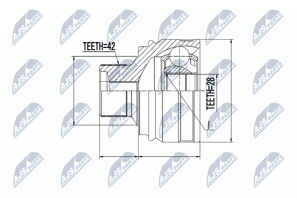 Gelenksatz, Antriebswelle