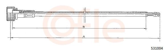 COFLE S31004 - Tachowelle
